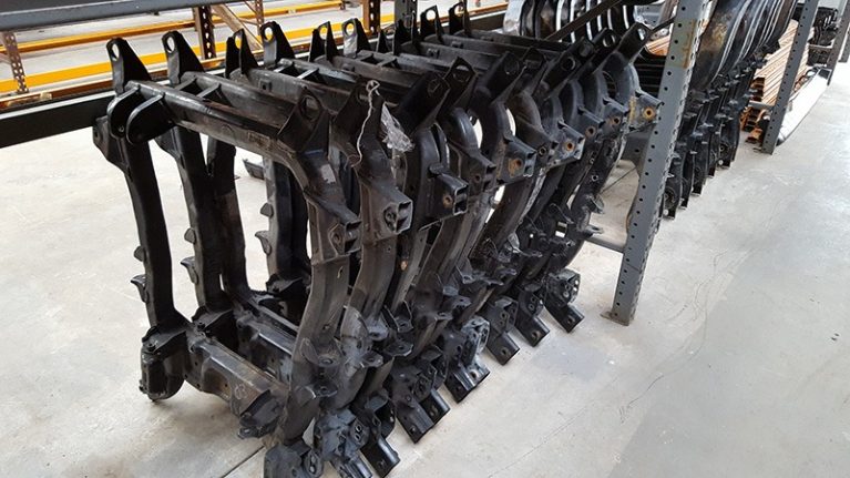Image of rust free southern engine cross-members, and front and rear impact bars