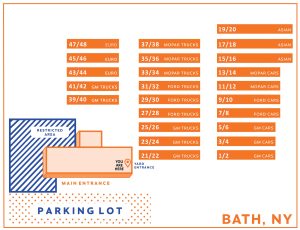 Bath, NY Yard Map