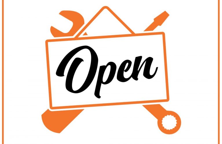 Open Holidays sign