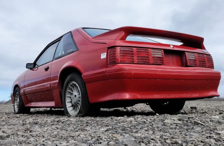 Strolling-the-U-Pull-It-1988-Foxbody-Mustang